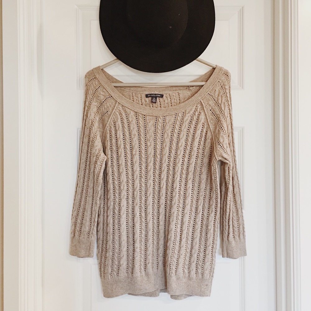 American Eagle Outfitters Crewneck Knit Pullover Sweater